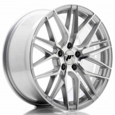 JR Wheels JR28 18x8,5 ET40 5x112 Strieborná Leštená Čelná Strana