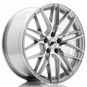 JR Wheels JR28 18x8,5 ET40 5x112 Strieborná Leštená Čelná Strana JR Wheels JR28 18x8,5 ET40 5x112 Strieborná Leštená Čelná Strana