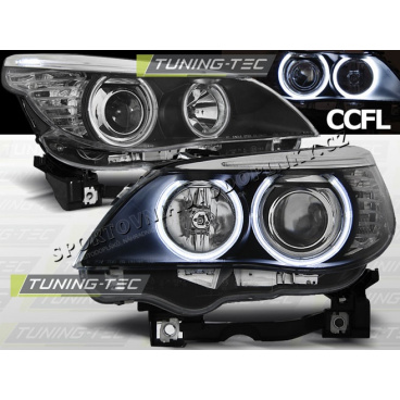 BMW E60, 61 04-07 Angel Eyes black (LPBM64)