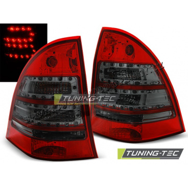 Mercedes C-Klasa W203 Kombi 2000-07 zadní lampy red smoke LED Mercedes C-Klasa W203 Kombi 2000-07 zadní lampy red smoke LED