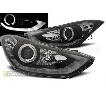 Hyundai Elantra 11.2010- predné svetlá black Daylight LED (LPHU09) Hyundai Elantra 11.2010- predné svetlá black Daylight LED (LPHU09)