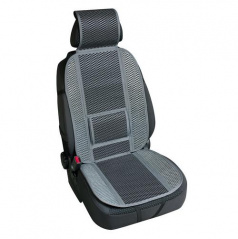 Bambusový poťah na sedadlo šedý