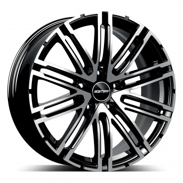 Alu koleso GMP TARGA black diamond 9,0x22 5x112 ET26