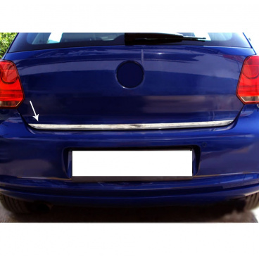 Nerez spodná lišta kufra VW Polo 2017-21 htb Nerez spodná lišta kufra VW Polo 2017-21 htb