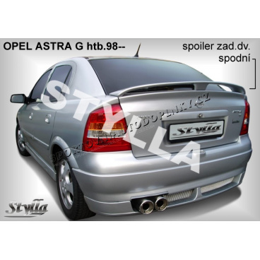 OPEL ASTRA G HTB  (98-01) spojler chrbta. dverí spodné (EU homologácia)