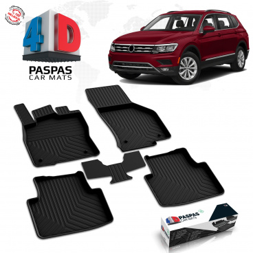 Gumový set 4D najkvalitnejších presných autokobercov Tiguan II 2016+ Gumový set 4D najkvalitnejších presných autokobercov Tiguan II 2016+