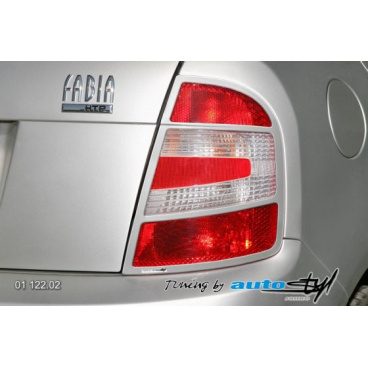 Škoda Fabia rámček zadných svetiel - pre lak (r.v. od 9/2004)
