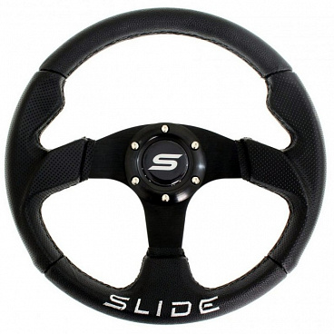 Športový volant kožený čierny 320 mm Športový volant kožený čierny 320 mm