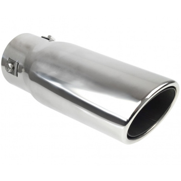 Športová nerezová koncovka výfuku ovál 86x66 mm Športová nerezová koncovka výfuku ovál 86x66 mm