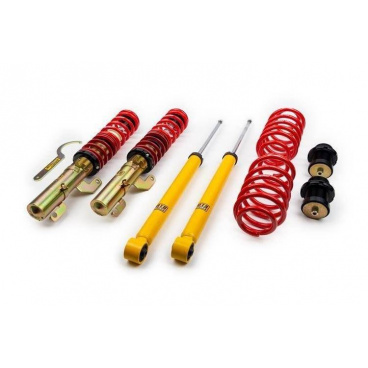 Športový nastaviteľný podvozok MTS Audi A3 8L, TT 1,8T 98-06, Škoda Octavia I vr. RS, Seat Leon I, Toledo II, Bora, Golf IV, New Beetle I 96+ 25-50 / 25-50 mm Športový nastaviteľný podvozok MTS Audi A3 8L, TT 1,8T 98-06, Škoda Octavia I vr. RS, Seat Leon I, Toledo II, Bora, Golf IV, New Beetle I 96+ 25-50 / 25-50 mm