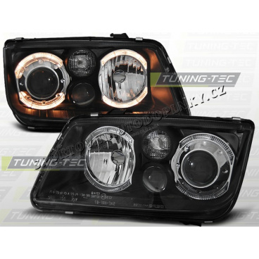VW Bora 1998-05 Predné číre svetlá Angel Eyes black (LPVWC0) VW Bora 1998-05 Predné číre svetlá Angel Eyes black (LPVWC0)
