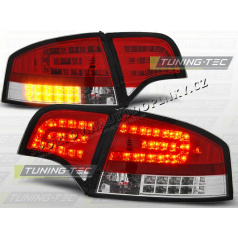 AUDI A4 (B7) SEDAN 2004-08 zadné LED lampy RED WHITE (LDAU70)