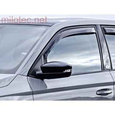 Predné deflektory okien (deflektory), Fabia III. 2014-2018 / Fabia III. Facelift, 09/2018