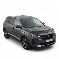 Čierny ochranný návlek na prednú časť kapoty Peugeot 5008 2017–2024