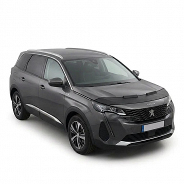 Čierny ochranný návlek na prednú časť kapoty Peugeot 5008 2017–2024 Čierny ochranný návlek na prednú časť kapoty Peugeot 5008 2017–2024