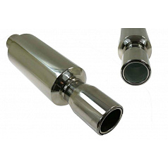 Športový výfuk TurboWorks 76/100 mm guľatá koncovka