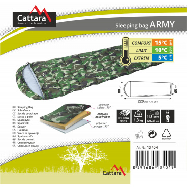 Spací pytel dekový ARMY 5°C Spací pytel dekový ARMY 5°C