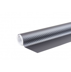 Karbonová fólia carbon 3D grafitová 30cm x 150cm AMIO-02599