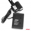 Rozdeľovač zásuvky zapaľovača s nabíjačkou a žhavičom 12V 24V 120W 80cm AMIO-04360