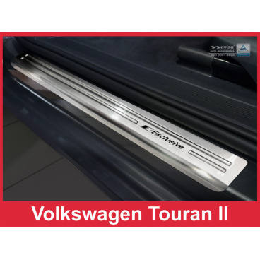 Nerez ochranné lišty prahu dverí 4ks Volkswagen Touran 2 2015-17 Nerez ochranné lišty prahu dverí 4ks Volkswagen Touran 2 2015-17