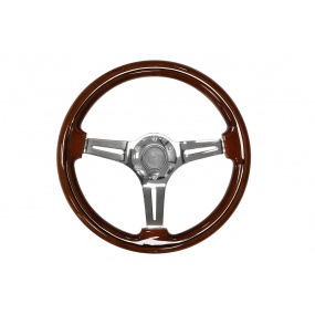 Volant 350mm Drevo Strieborný