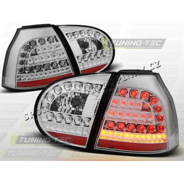 VW Golf V 2003-09 zadné LED lampy Chrome (LDVW67)
