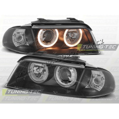 AUDI A4 (B5) 1999-00 Predné číre svetlá ANGEL EYES BLACK (LPAU18)
