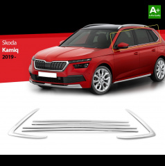 Nerez obložení oken Škoda  Kamiq 2019+
