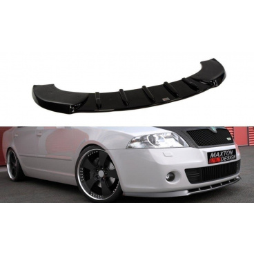 Spoiler pod predný nárazník RS pred faceliftom pre Škoda Octavia RS Mk2, Maxton Design (čierny lesklý plast ABS) Spoiler pod predný nárazník RS pred faceliftom pre Škoda Octavia RS Mk2, Maxton Design (čierny lesklý plast ABS)
