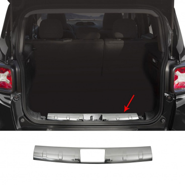 Nerez kryt vnútornej hrany kufra Omtec Jeep Renegade 2014+