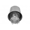 Koncovka tlmiča 127mm vstup 67mm Leštená