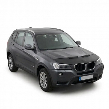 Čierny ochranný návlek na prednú časť kapoty BMW X3 F25 2010 – 2017 Čierny ochranný návlek na prednú časť kapoty BMW X3 F25 2010 – 2017