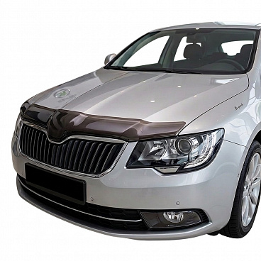 Deflektor prednej kapoty Škoda Superb II 2013-15 Deflektor prednej kapoty Škoda Superb II 2013-15