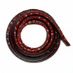 Gumové tesnenie dverí 14x12 mm / 380 cm s podlepením