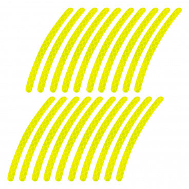 Reflexné nálepky na kolesá automobilové bicyklové AMIO-03112 Reflexné nálepky na kolesá automobilové bicyklové AMIO-03112