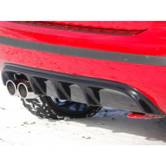 Difúzor zadného nárazníka ABS čierný Škoda Fabia II Limousine