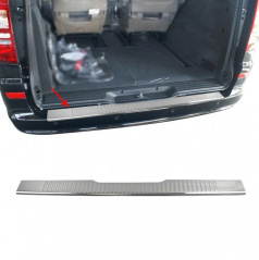 Nerez chróm prah zadného nárazníka Omtec Mercedes Benz Vito W639 2003-14