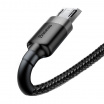 Kábel USB na micro USB Baseus Cafule 2.0A 3m šedo-čierny