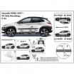 Ochranné bočné lišty na dvere, Hyundai Kona, 2017+