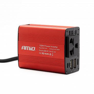 Menič napätia 12V/230V 150W/300W 2xUSB Menič napätia 12V/230V 150W/300W 2xUSB
