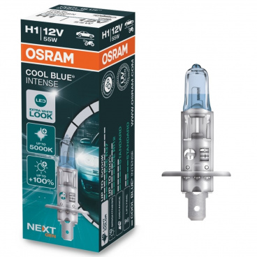Žárovka Osram H1 12V 55W P14.5s Cool Blue Intense 5000K +100% Žárovka Osram H1 12V 55W P14.5s Cool Blue Intense 5000K +100%