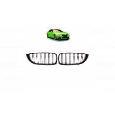 Mriežka BMW 4 F32 F82 F33 F83 F36 dvojité rebrovanie Lesklá čierna