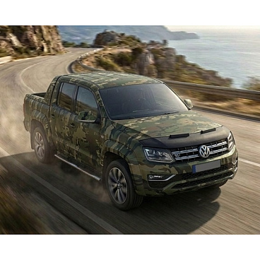 Čierny ochranný poťah prednej časti kapoty VW Amarok 2010–2022 Čierny ochranný poťah prednej časti kapoty VW Amarok 2010–2022