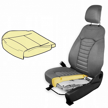 Náhradná spodná výplň sedadla VW Golf V 2003-09 Náhradná spodná výplň sedadla VW Golf V 2003-09
