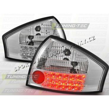 AUDI A6 (C5) SEDAN 1997-04 zadné LED lampy CHROME (LDAU09) AUDI A6 (C5) SEDAN 1997-04 zadné LED lampy CHROME (LDAU09)