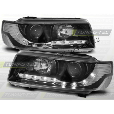 VW Passat B4 1993-97 Predné číre svetlá Daylight LED black (LPVW97)