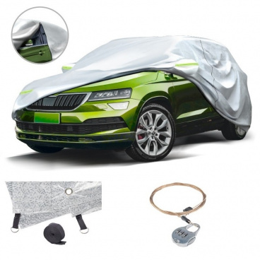 Reflexná nepremokavá plachta pre SUV s uzamknutím Reflexná nepremokavá plachta pre SUV s uzamknutím