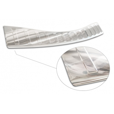 Nerez kryt hrany zadného nárazníka Ford Mondeo sedan 2014+ brúsený silver Nerez kryt hrany zadného nárazníka Ford Mondeo sedan 2014+ brúsený silver