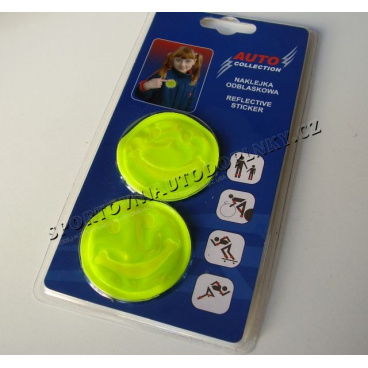 Reflexné kolieska na oblečenie 2 ks nažehľovacie Reflexné kolieska na oblečenie 2 ks nažehľovacie