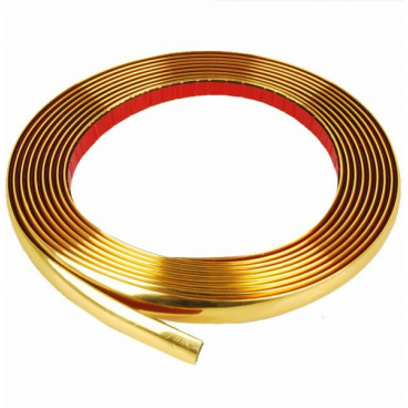 Lišta samolepící zlatá 9, 12 a 14 mm Lišta samolepící zlatá 9, 12 a 14 mm